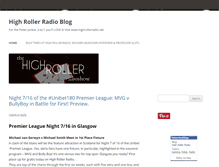 Tablet Screenshot of blog.highrollerradio.net
